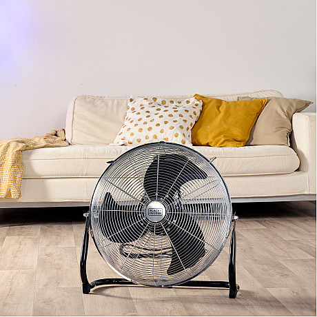 Black+Decker - Golvfläkt 3 Blad Svart 120W