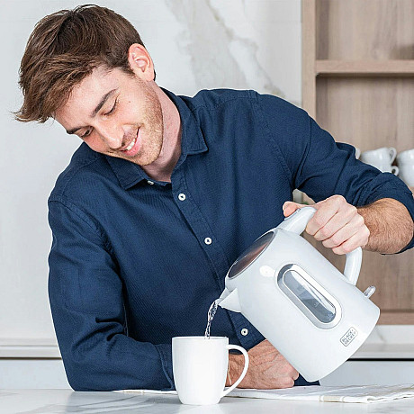 Black+Decker - ES9580080B Vattenkokare 1,7L, Vit
