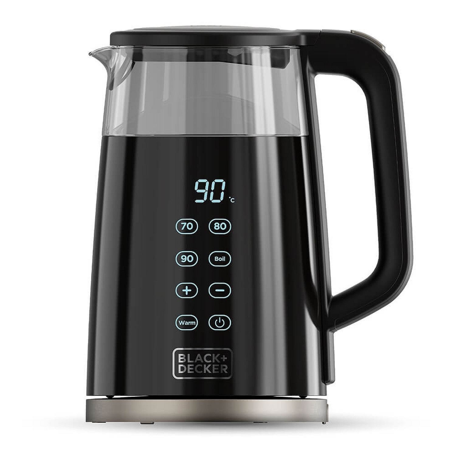 Black+decker vattenkokare es9580090b vattenkokare 1,7l, glas svart