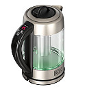 Black+Decker - ES9580110B Vattenkokare i Glas med Té-filter 1,7L