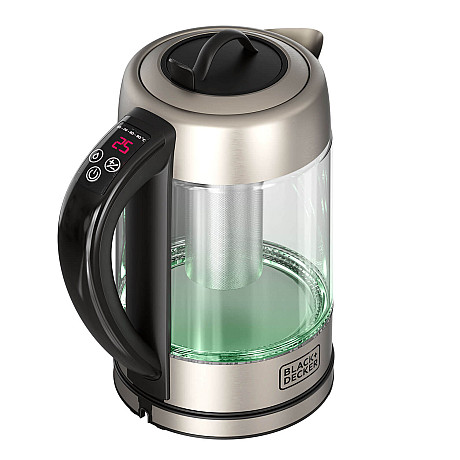 Black+Decker - ES9580110B Vattenkokare i Glas med Té-filter 1,7L