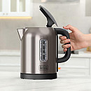 Black+Decker - ES9580120B Vattenkokare 1L 2200W, Borstat stål