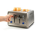 Black+Decker - Borstat Stål - 4 Skivor, 1960 W, Dubbel Kontroll Black+Decker - Borstat Stål - 4 Skivor, 1960 W, Dubbel Kontroll