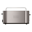 Black+Decker - Rostfri - 2 Skivor, 1500 W, Extra Stora Slitsar