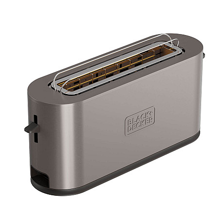 Black+Decker - Inox - Långt Fack, 1000 W, 7 Nivåer