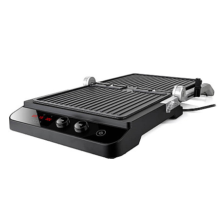 Black+Decker - ES9680030B Bordsgrill 2000W, Borstat stål
