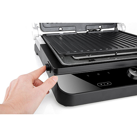 Black+Decker - ES9680030B Bordsgrill 2000W, Borstat stål