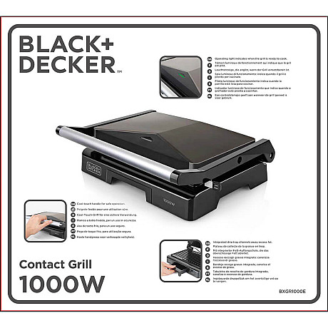 Black+Decker - ES9680050B Bordsgrill Mini 1000W