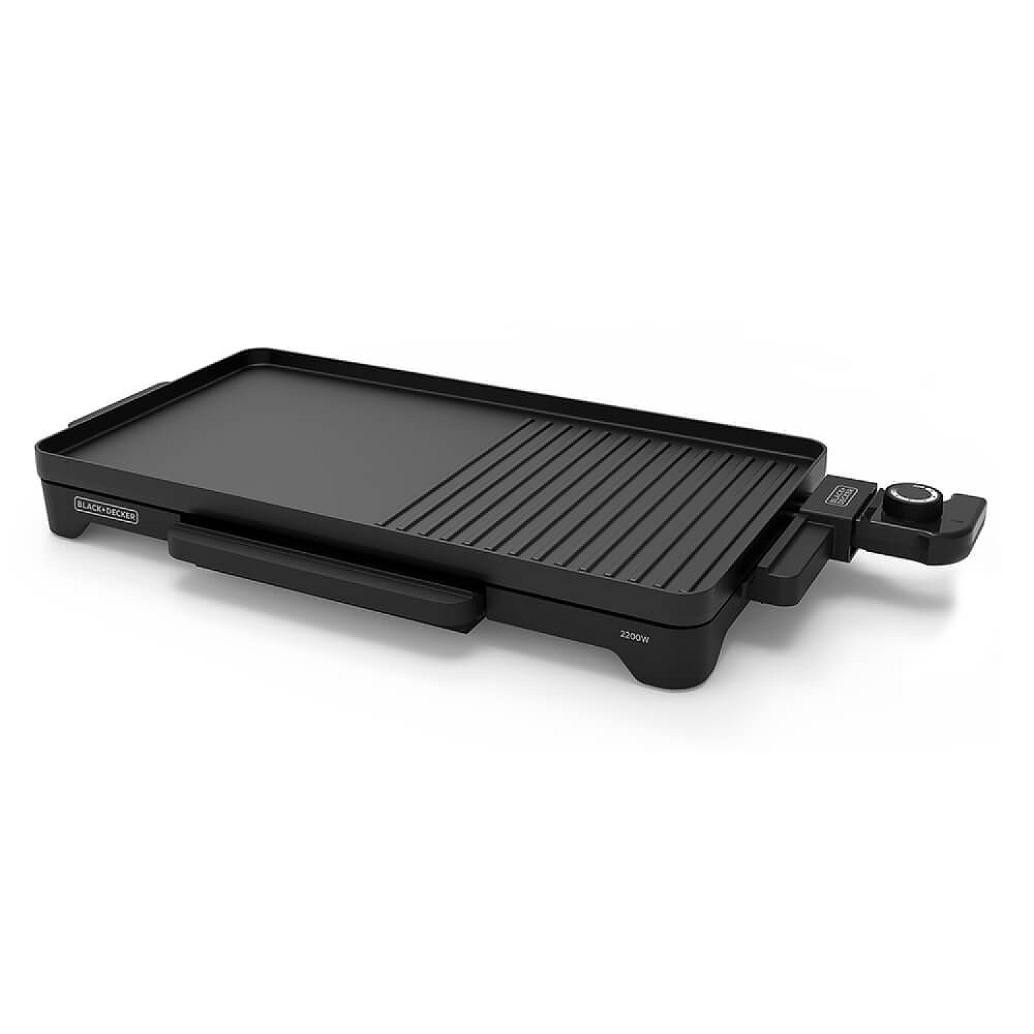 Black+decker bordsgrill es9680080b bordsgrill platt 2200w, svart