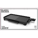 Black+Decker - ES9680080B Bordsgrill Platt 2200W, Svart