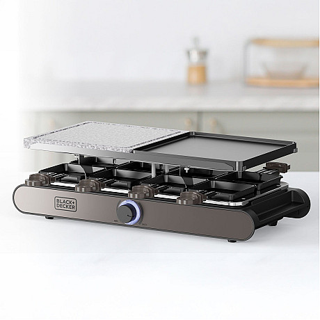Black+Decker - ES9680200B Raclettegrill