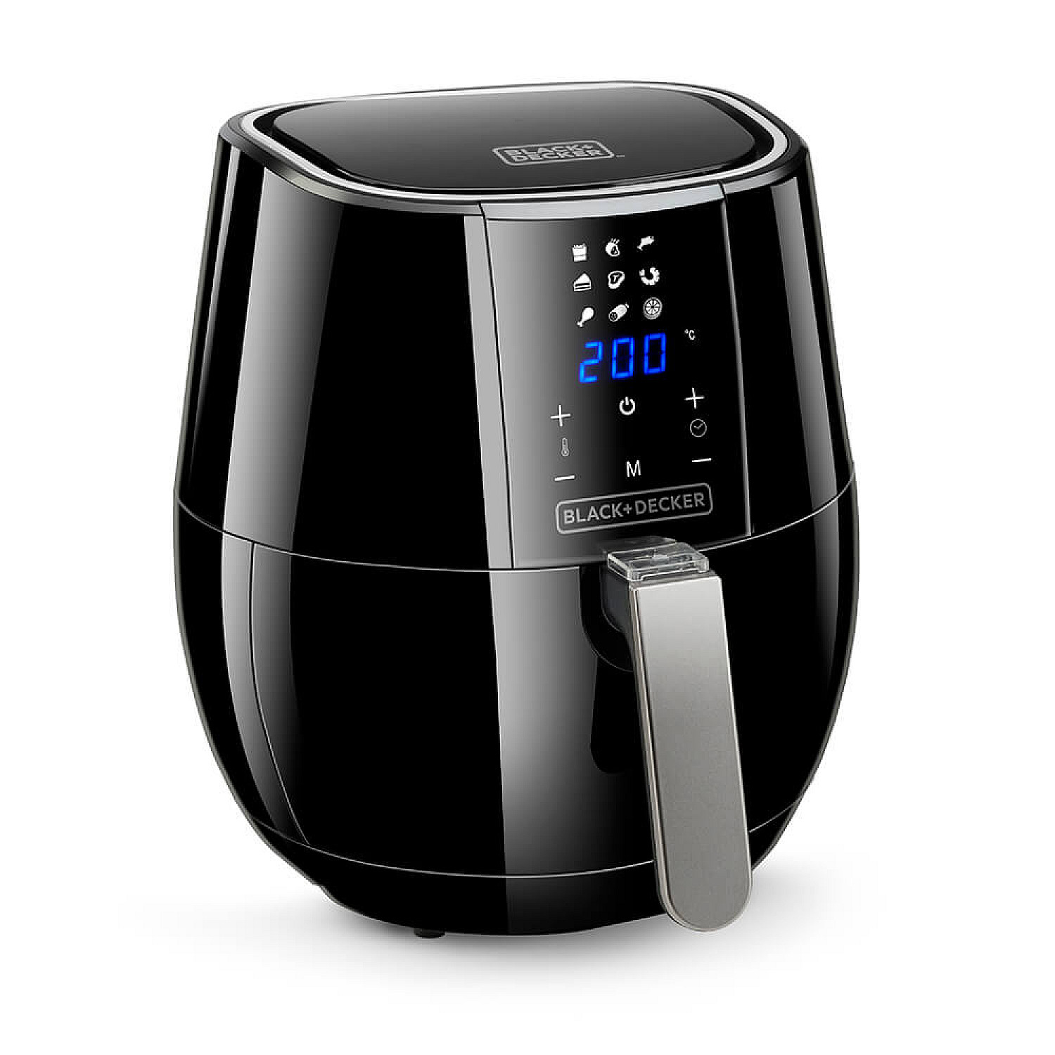 Black+decker airfryer es9730020b airfryer 3,5l, svart