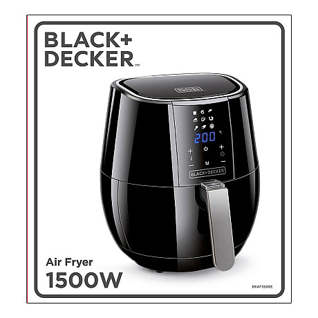 Black+Decker - ES9730020B Airfryer 3,5L, Svart