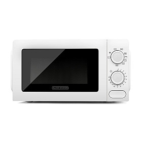 Fristående mikrovågsugn Black+Decker - ES9700070B - Vit, Mikro med grill 20 liter, 700 W
