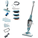 Black & Decker - BHSM1610DSM QS - Ångmopp med 1600W, 2-i-1 - Grå, 1600 W ångkraft för djup rengöring Black & Decker - BHSM1610DSM QS - Ångmopp med 1600W, 2-i-1 - Grå, 1600 W ångkraft för djup rengöring