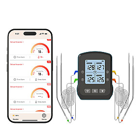  Bluegaz - 4 Probe trådlös Grilltermometer