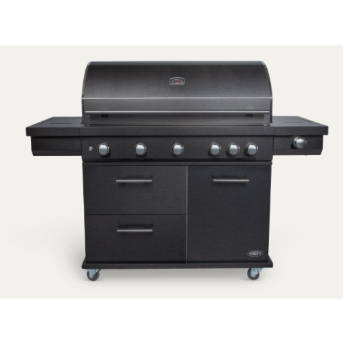 Boretti - Imperatore Nero gasolgrill med 5 brännare gun metal