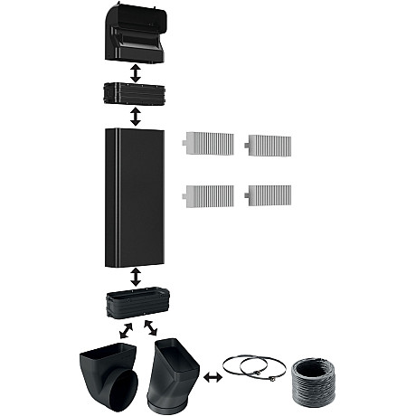 Bosch - B1ZZ9VEDU0 - Tillbehörssats för kanalventilation av häll