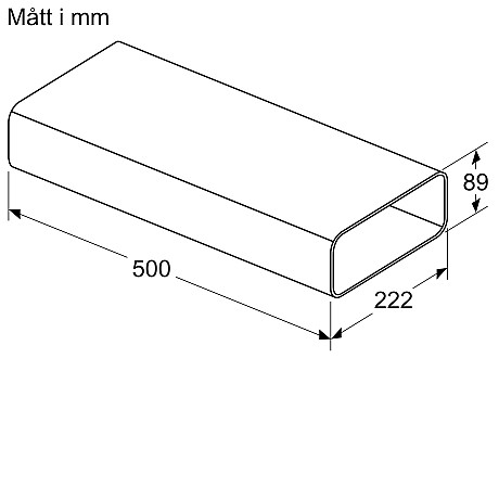 Bosch - B1ZZ9VEDU0 - Tillbehörssats för kanalventilation av häll