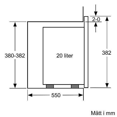 Bosch - BFL524MB0 Mikrovågsugn Inbyggnad AutoPilot