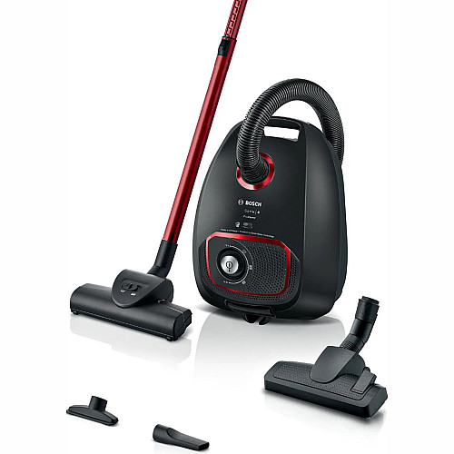 Bosch golvdammsugare bgb41pow1 - pro power - svart, extra stark sugkraft med turbomunstycke