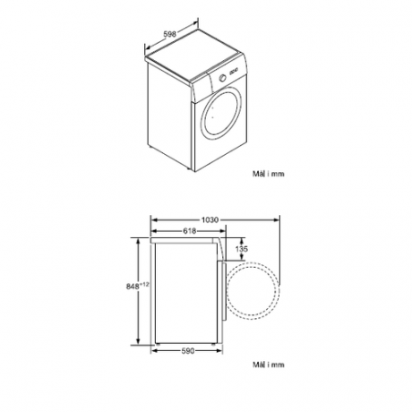 Bosch - WAT286I7SN - WTW85L48SN Bosch - WAT286I7SN - WTW85L48SN