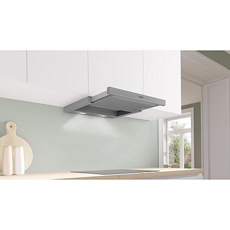 Bosch - DFM064A53 Utdragbar Fläkt 60 cm Silver Metallic