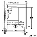 Bosch - DFS067A51 Utdragbar fläkt 60 cm Silver metallic