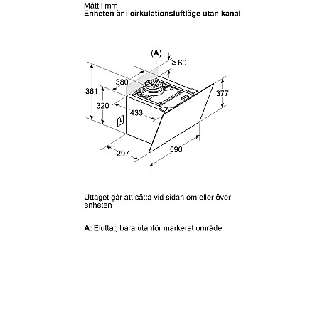 Bosch - DWK67PN61 - Serie 6, Svart glas, Bredd 60 cm