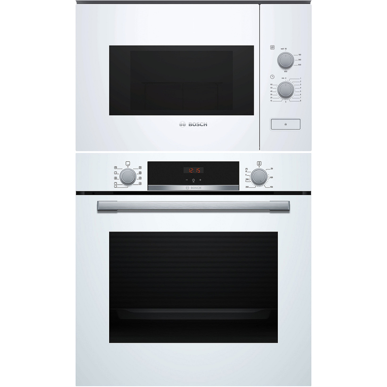 Bosch paket ugn och mikro hba534bw3-bfl520mw0