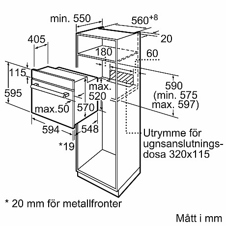 Bosch - HBF010BV1S - Vit, Serie 2 med Jämn värme