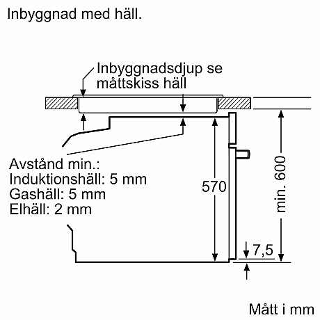 Bosch - HBG537FB4 - Serie 6, Svart med Air Fry-funktion