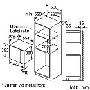 Bosch - HBG537FB4-BFL554MB0 - Serie 6, Stektermometer i ugnen & Autopilot
