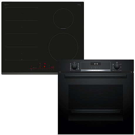 Bosch - HBG537FB4-PIX631HC1E - Serie 6, FlexInduction & Stektermometer