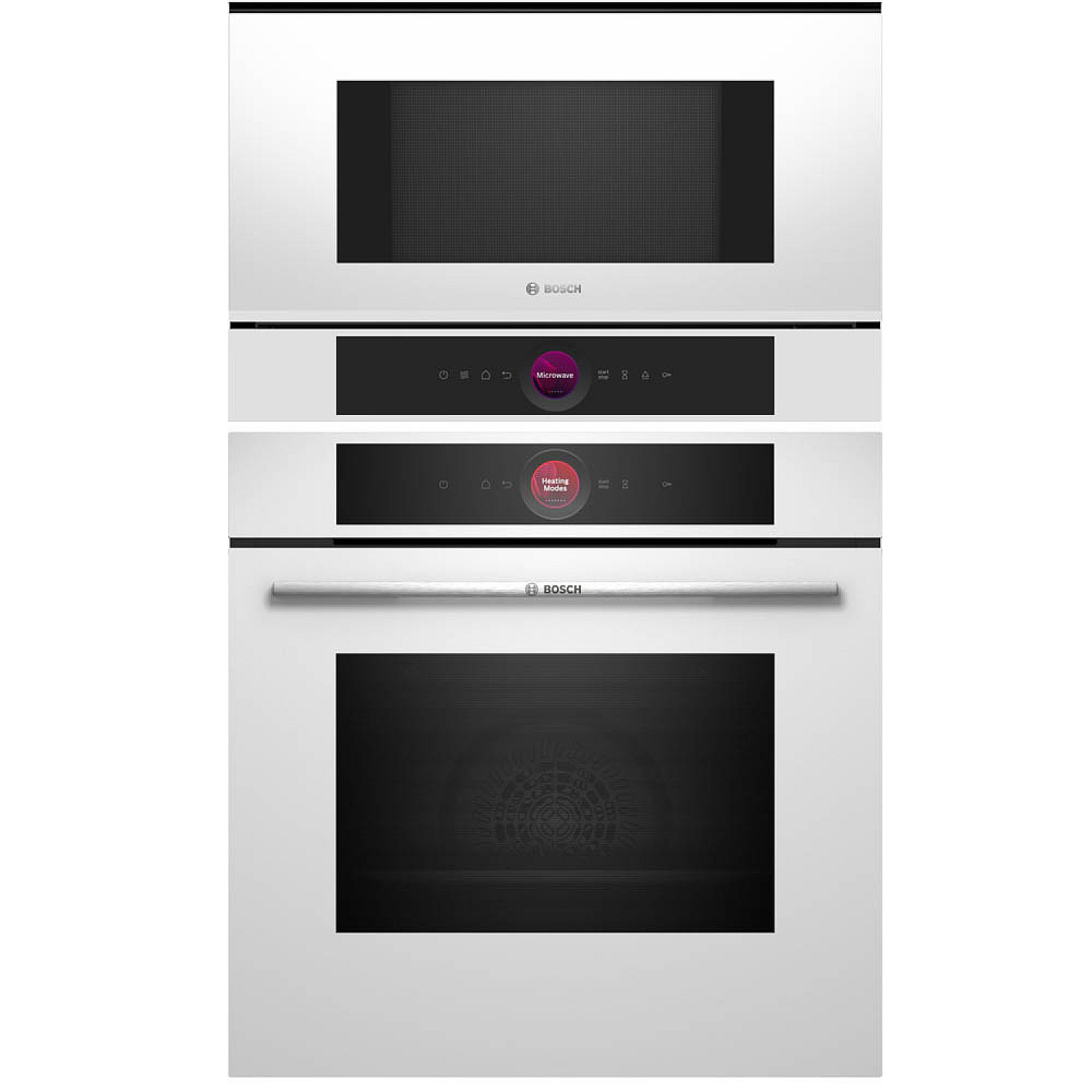 Bosch paket ugn och mikro hbg7721w1s - bfl7221w1 - serie 8,  pyrolys, wifi