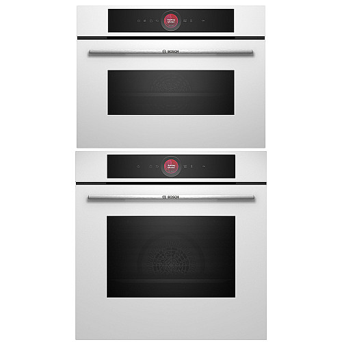 Bosch - HBG7721W1S-CMG7241W1. Serie 8. WIFI. AirFry läge + kompaktugn med mikro