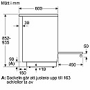 Bosch - HKA014020W - Serie 2, 3D varmluft & Kapacitet 66 L