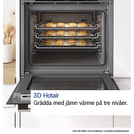 Bosch - HRG572ES3 - Rostfri Serie 4, Angfunktion