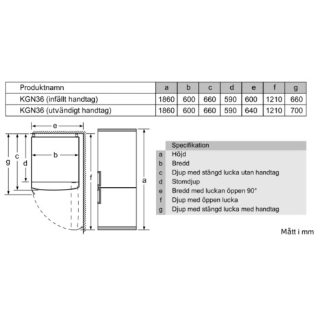 Bosch - KGN39LBE5 Bosch - KGN39LBE5