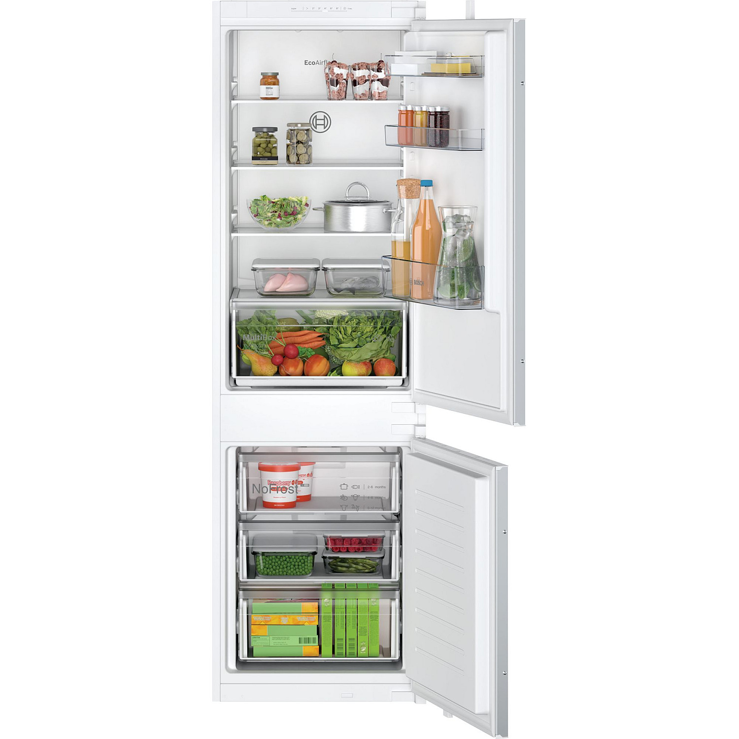 Bosch kyl över frys kin86nse0 kombinerad kyl/frys nofrost