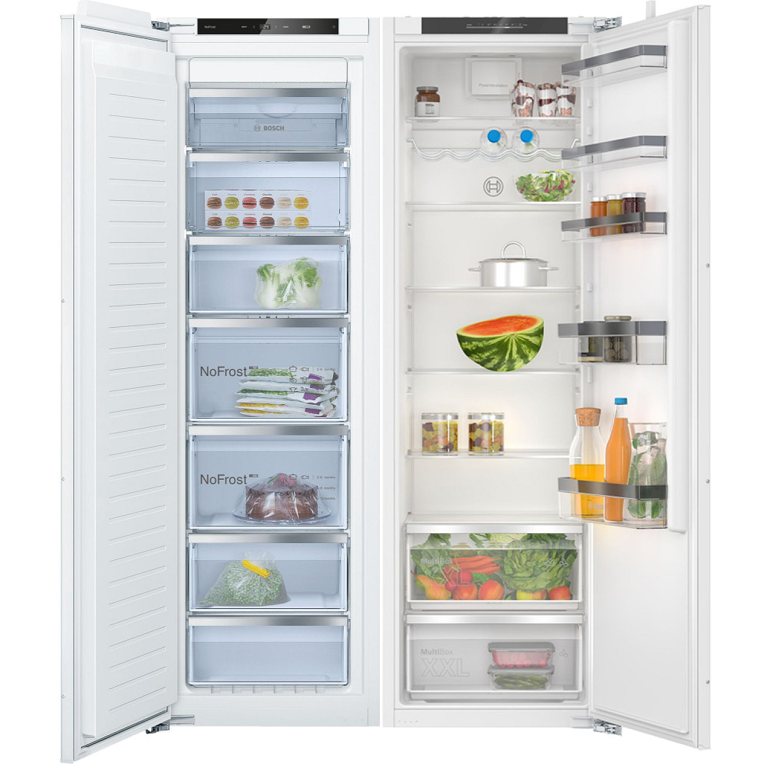 Bosch paket kyl och frys kir81vfe0 - gin81vee0 - passar ikea metod