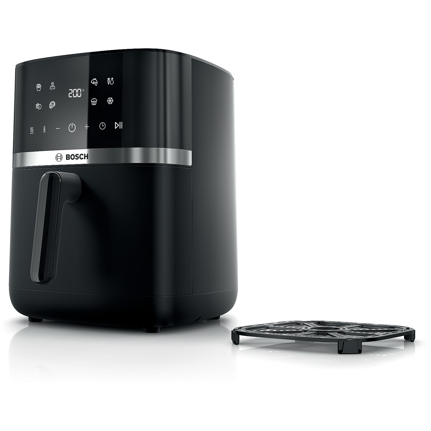 Bosch airfryer mafs2462b - serie 4, kapacitet 6,1 liter, svart