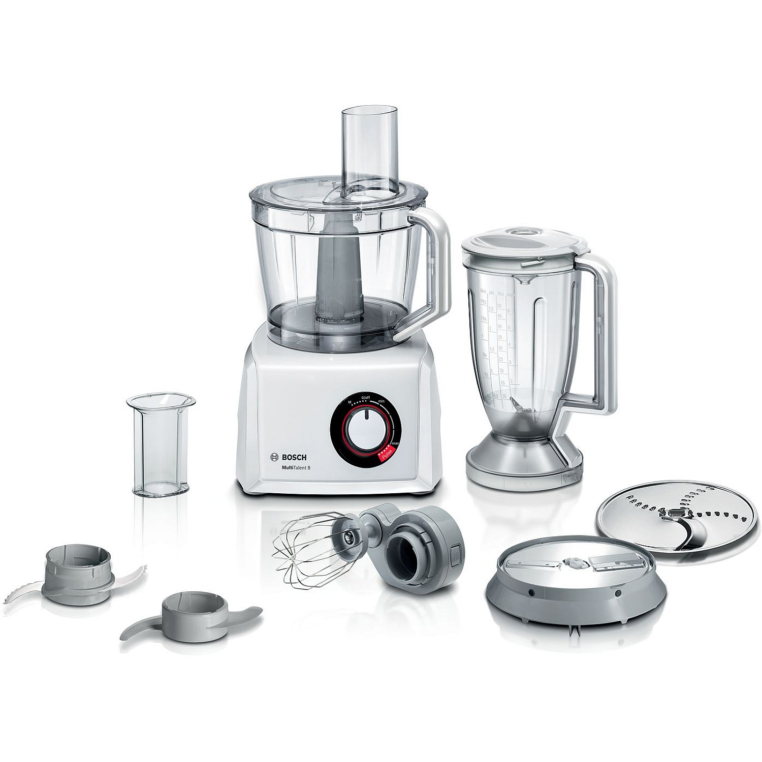 Bosch matberedare mc812w501 - multitalent 8, kraftfull 1000 w, vit