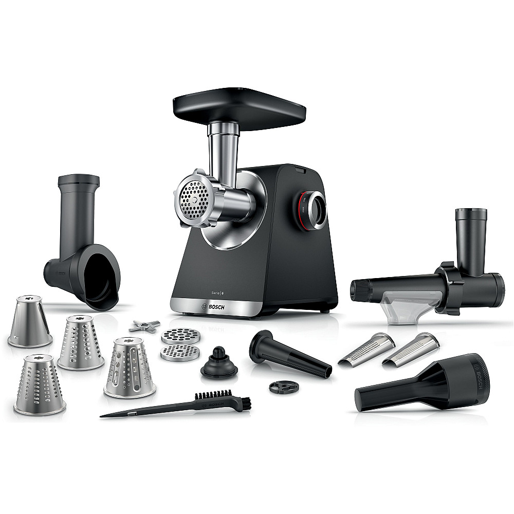 Bosch - MFWS660B - Serie 6 MultiPower köttkvarn, svart och silver