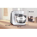 Bosch - MUM58200 - Serie 4, Vit med Stor bunke
