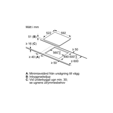 Bosch - PIE651BB1E Bosch - PIE651BB1E