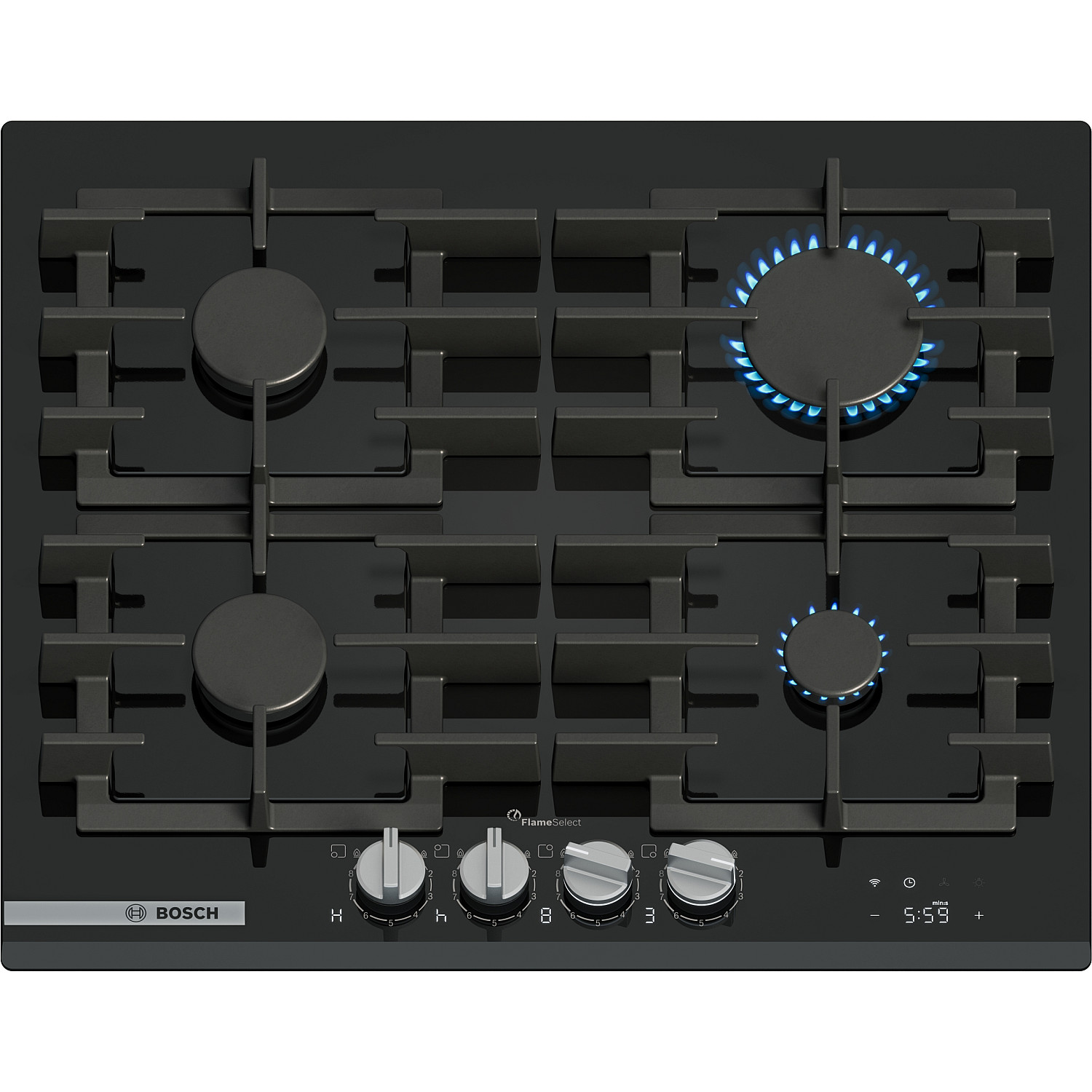 Bosch gashäll prp6a6h40 serie 8 gashäll med flameselect