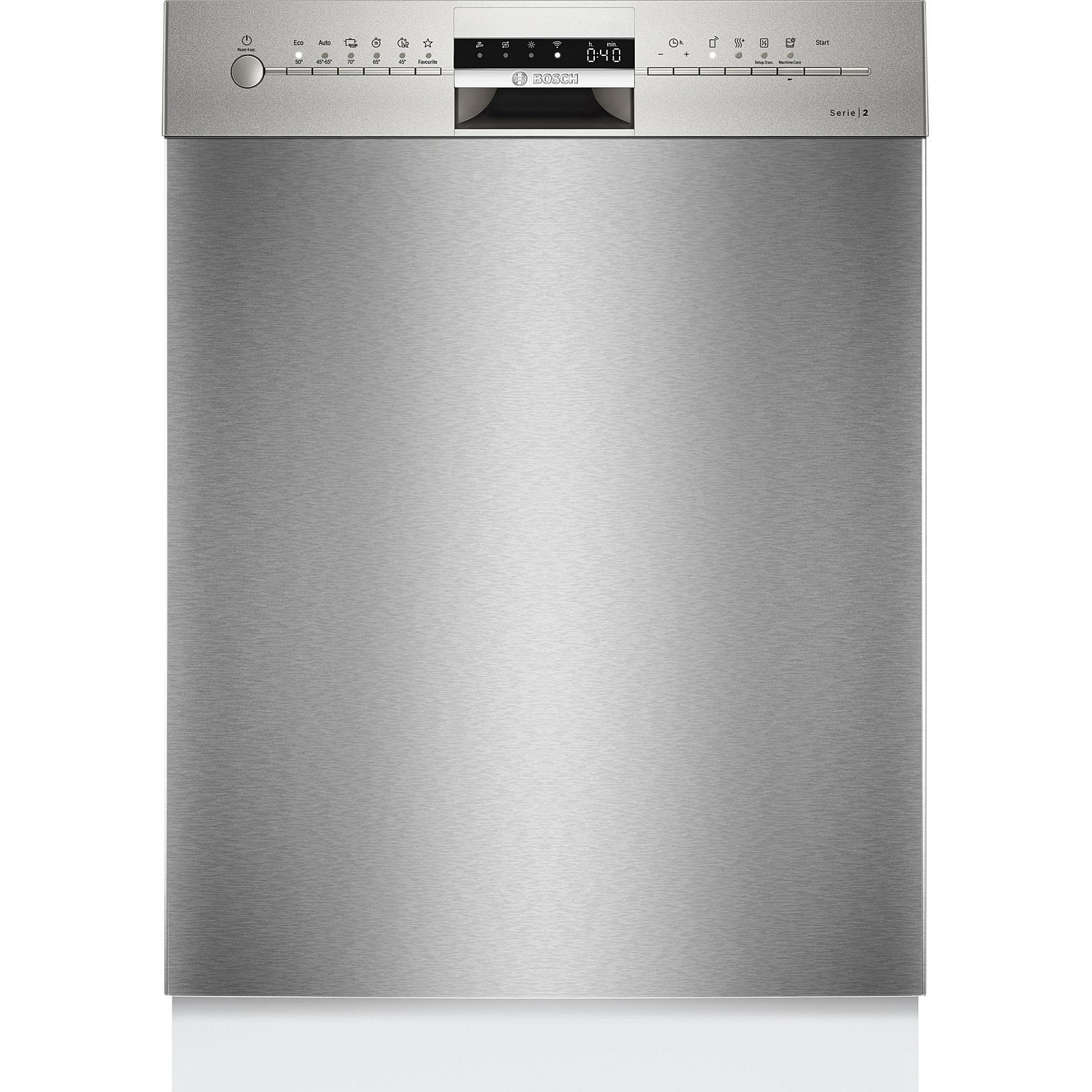Bosch 60 cm bred diskmaskin smu2iti68e - rostfri serie 2, extradry & home connect