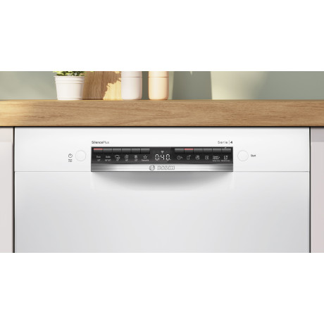 Bosch - SMU4ECW10E - Serie 4, 42dB, toppkorg & Wifi Bosch - SMU4ECW10E - Serie 4, 42dB, toppkorg & Wifi
