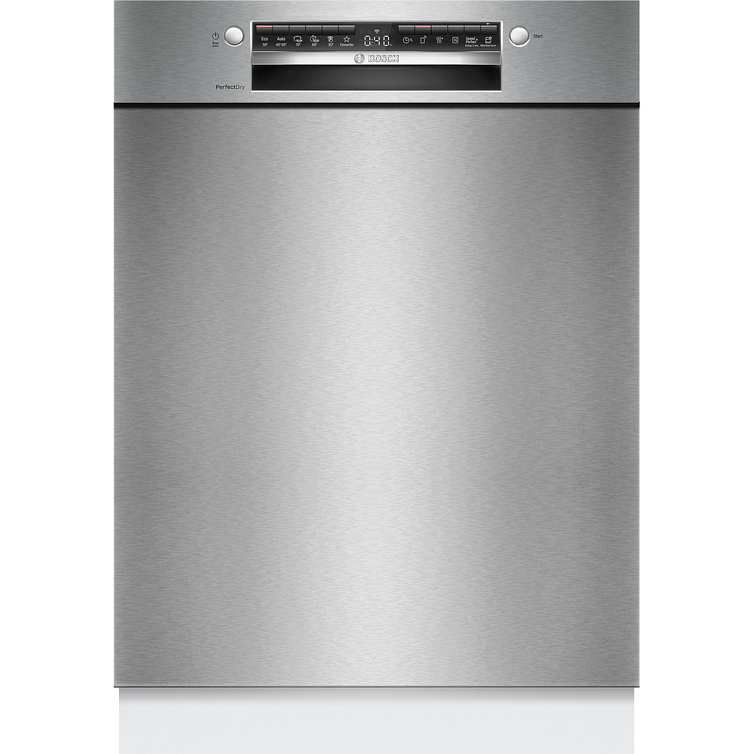 Bosch 60 cm bred diskmaskin smu6zcs10s - serie 6, toppkorg, wifi, zeolith & belysning